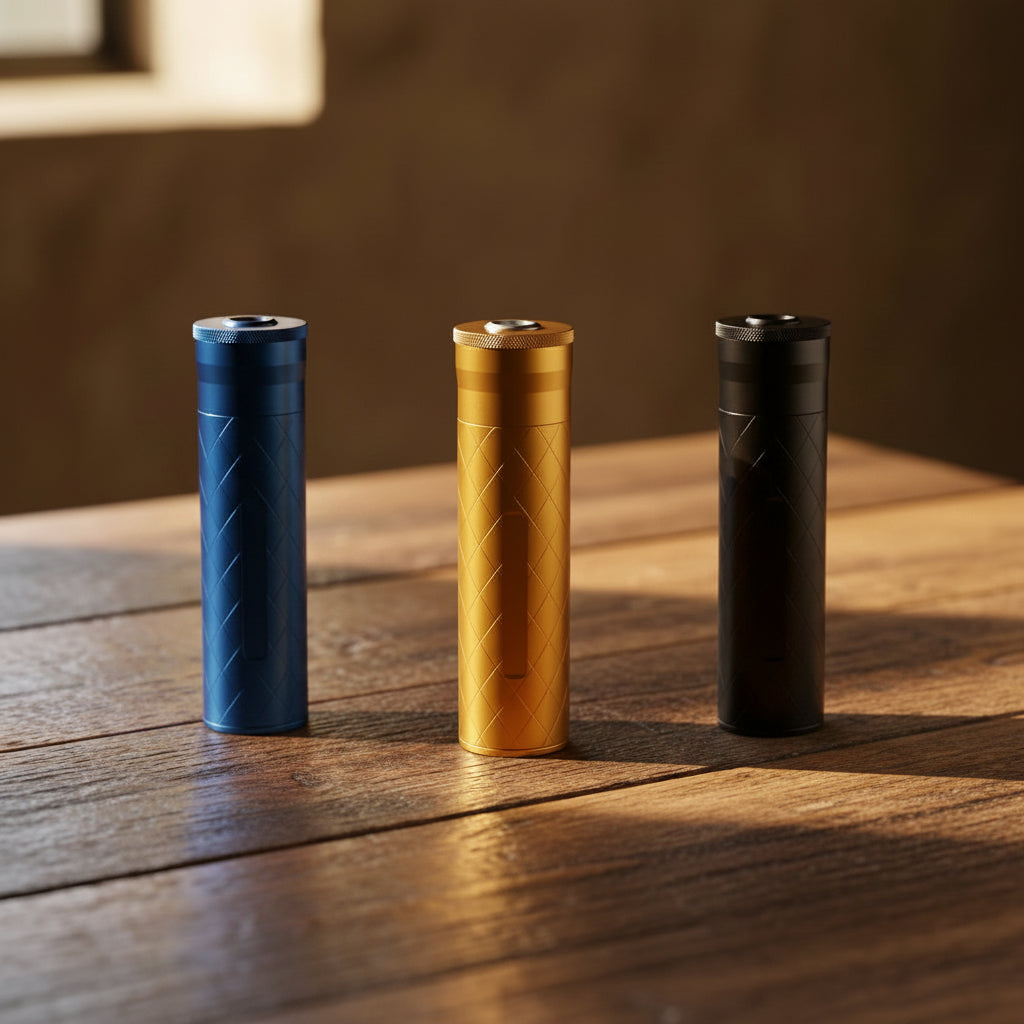 Portasigari in Alluminio | Tubo Umidificatore Personalizzabile