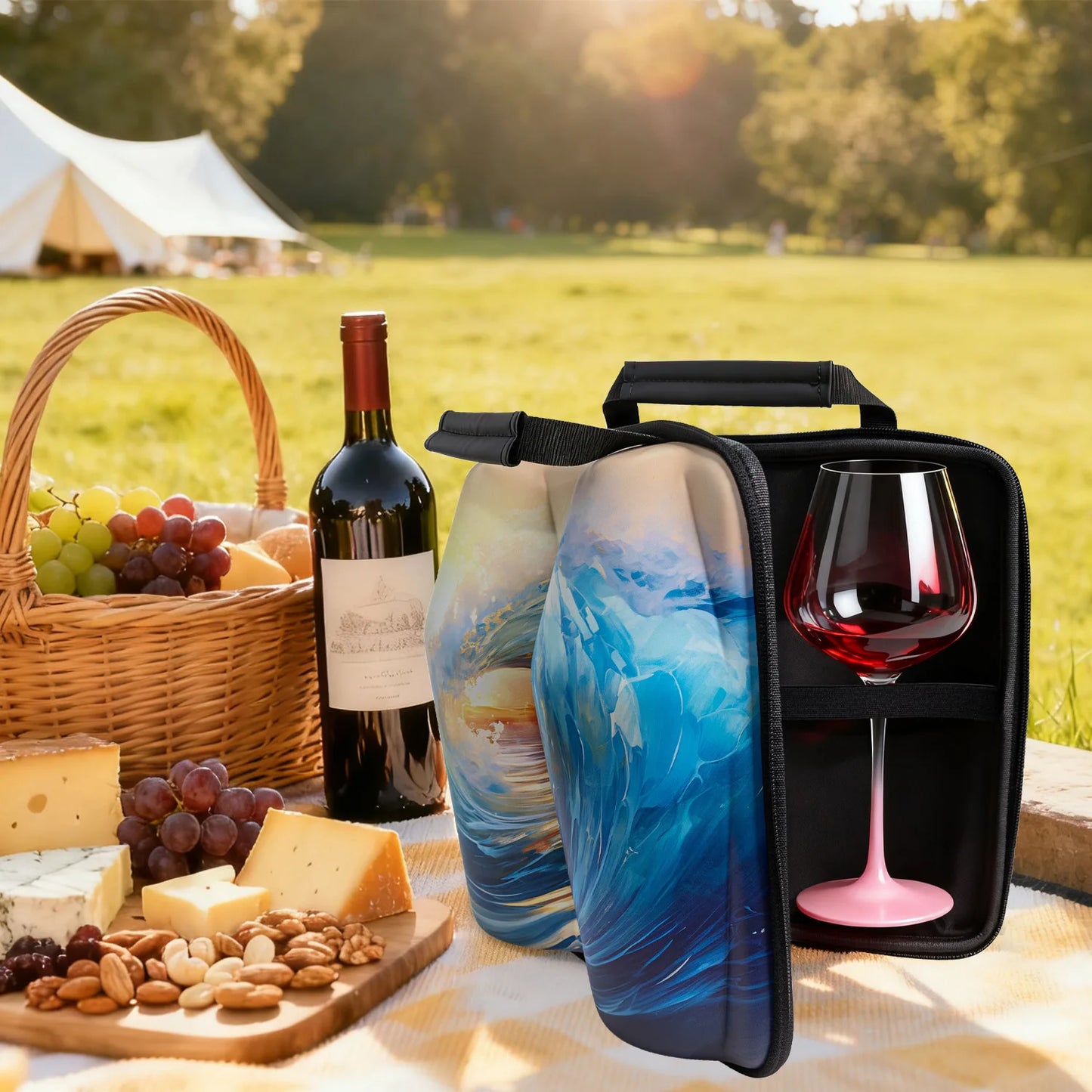 EVA Hard Case for Wine Glasses – Compatible with Zalto and Tall Stemware