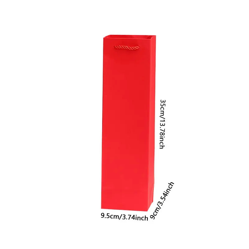 Sacchetti Regalo per Vino con Coulisse in Carta Kraft | Impermeabili e Riutilizzabili – Set 5/10/15/20 pz