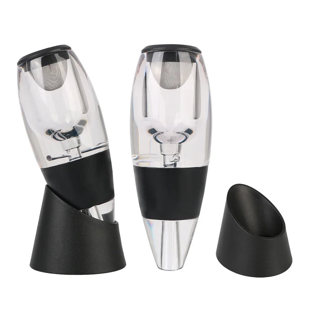 Decanter Professionale Untior 28362 — Aerazione Rapida con Filtro, Certificato CE