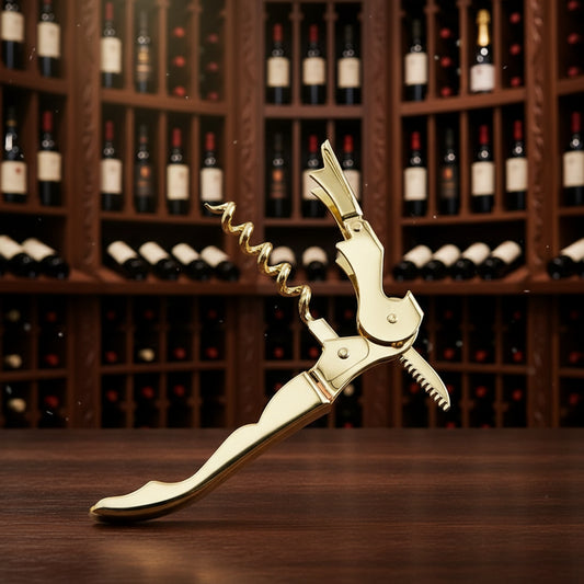 Apribottiglie Tascabile a Doppio Fulcro — per Vino e Birra, Sempre con Te