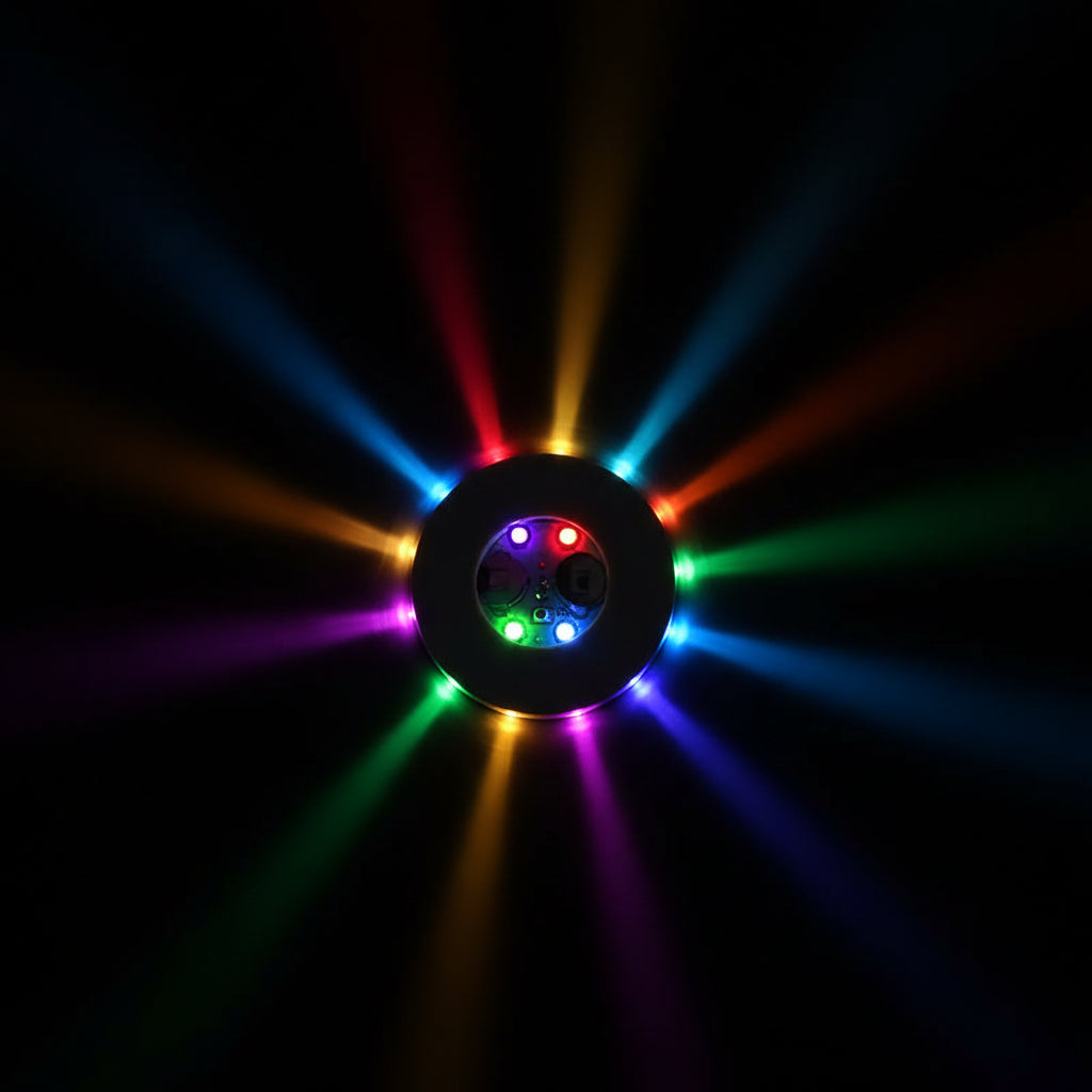Sottobicchieri LED Luminosi per Cocktail – 3 Modalità, Batteria Inclusa, per Bar e Party