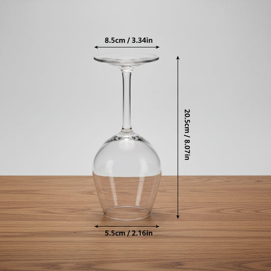 Bicchiere da Cocktail Rovesciato 380ml — Vetro Borosilicato per Liquori e Aperitivi