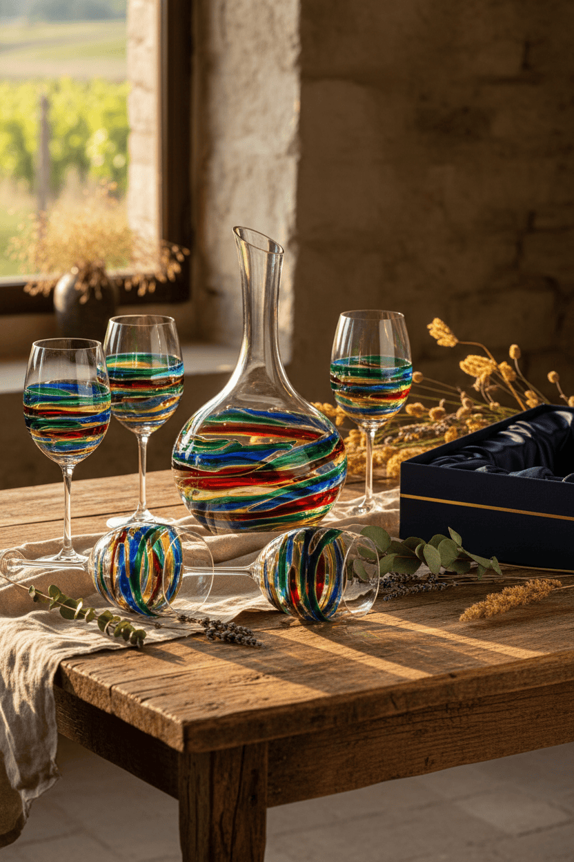 Set Decanter Smalto — Lifestyle