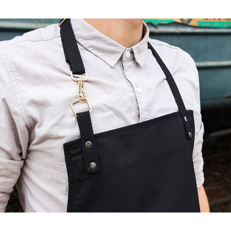 Grembiule in Canvas con Stampa Logo – Cucina e Degustazione