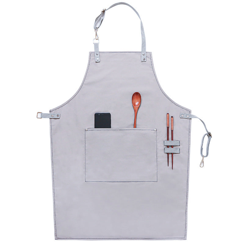 Grembiule in Canvas con Stampa Logo – Cucina e Degustazione