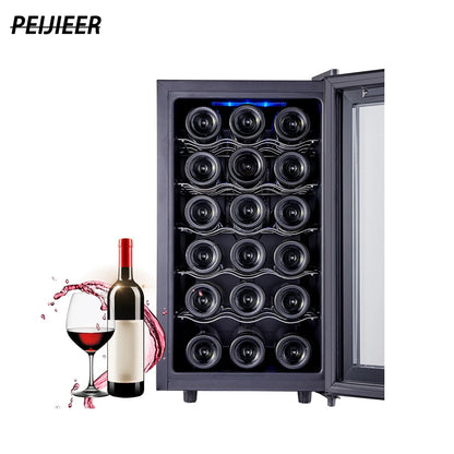 Thermoelektrischer Weinkühlschrank für 12 Flaschen — Freistehend mit LED-Display