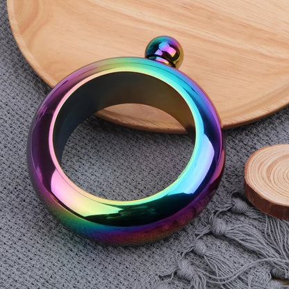 Bracciale Borraccia da 100ml — Porta Vino da Polso per Feste e Degustazioni