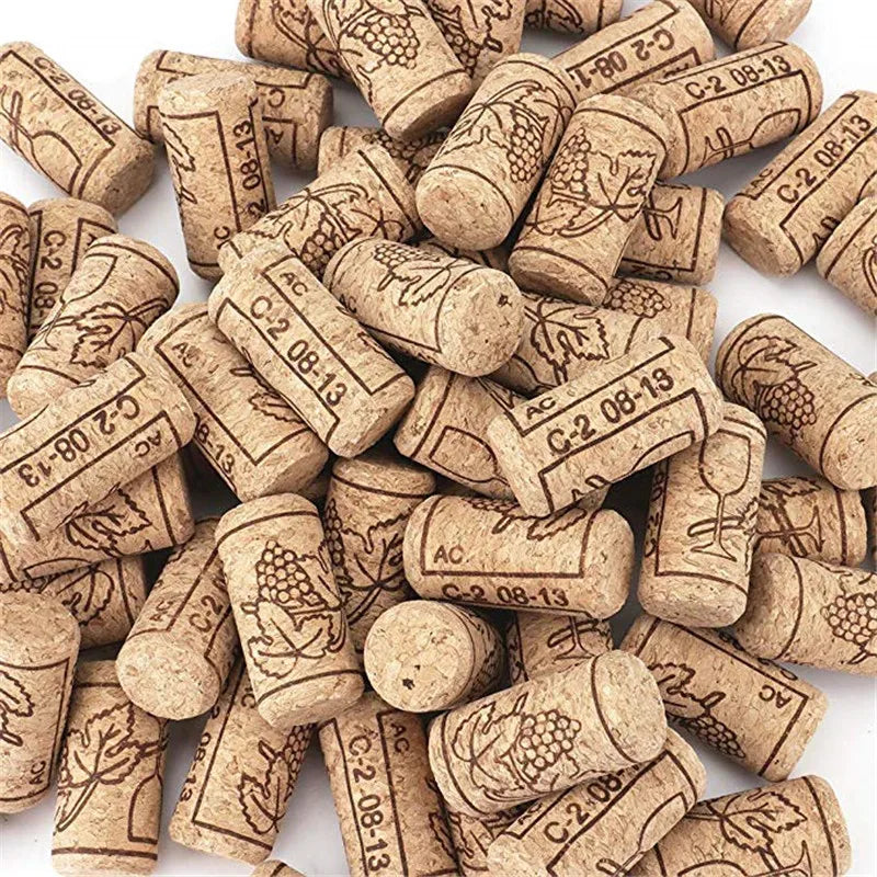 Tappi di Sughero Naturali Riutilizzabili — per Bottiglie di Vino e Liquori