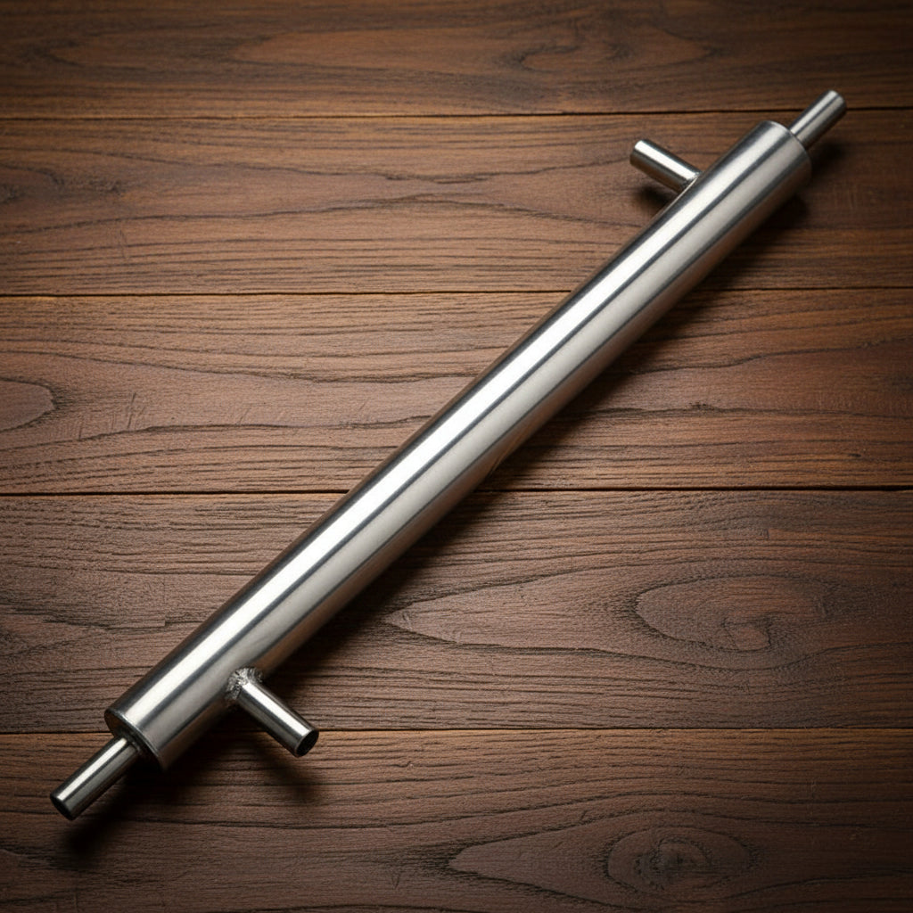 Condensatore Esterno per Distillazione in Acciaio Inox — 400mm | Per Vodka, Whisky e Vino