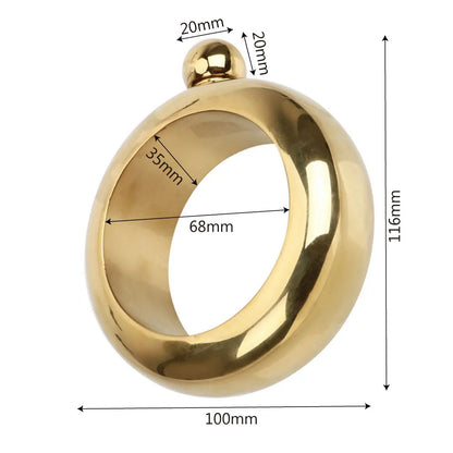 Bracciale Borraccia da 100ml — Porta Vino da Polso per Feste e Degustazioni