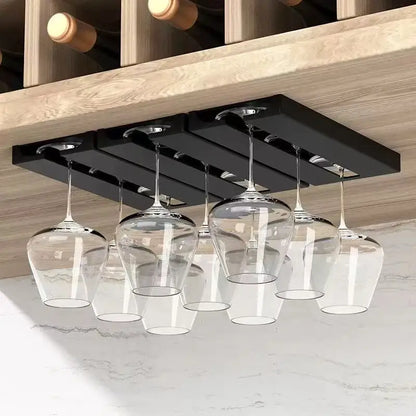 Portabicchieri da Vino a Parete – Rack Pensile in Ferro per Calici | Stivale DiVino