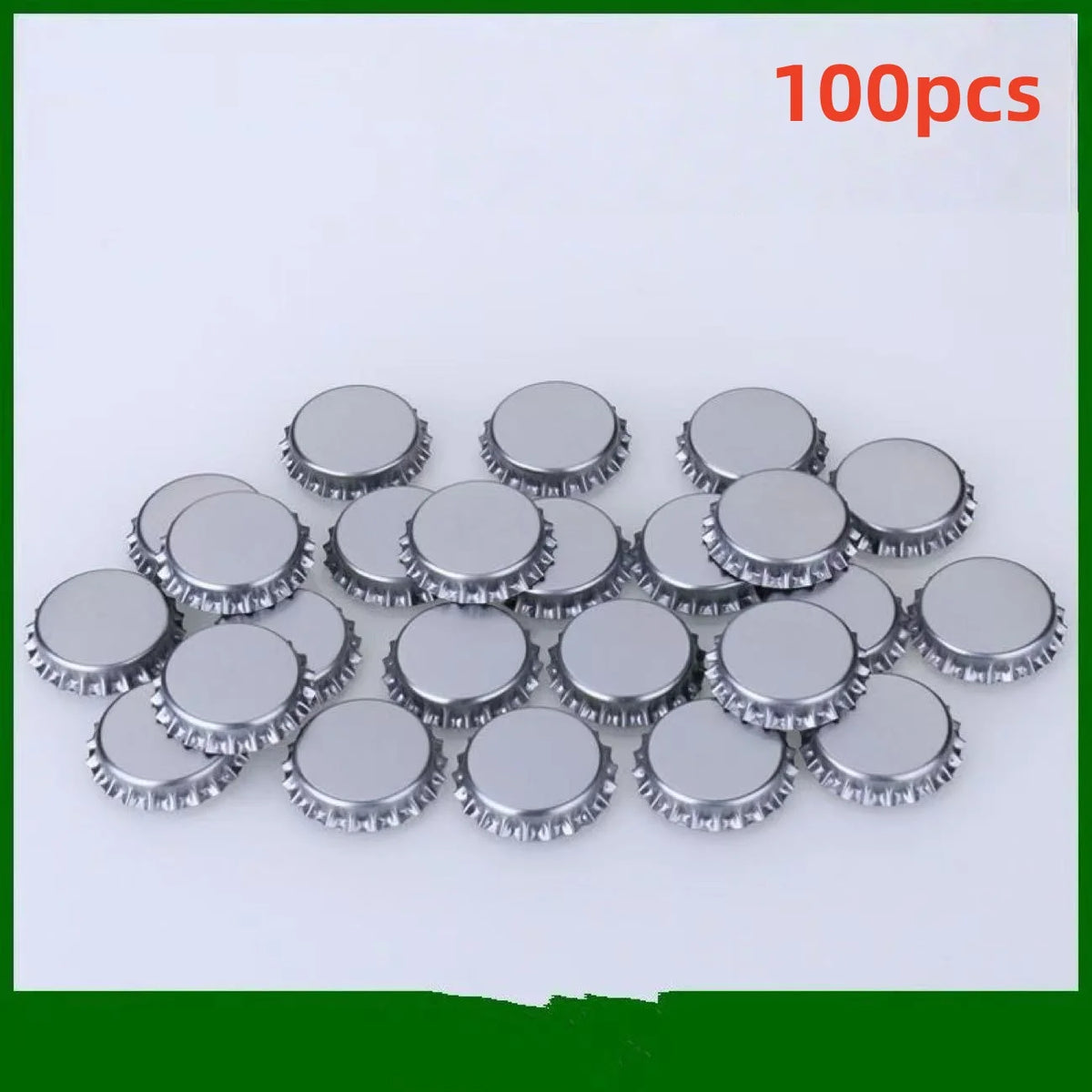 Capsule Corona per Bottiglie di Birra – Set 100 pz con Assorbimento dell'Ossigeno
