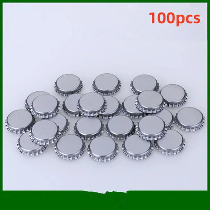 Capsule Corona per Bottiglie di Birra – Set 100 pz con Assorbimento dell'Ossigeno