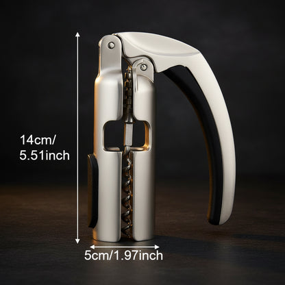 Cavatappi a Leva Professionale ZH10087 — Struttura in Alluminio per Uso Intensivo