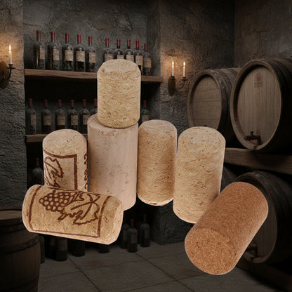 Tappi di Sughero per Bottiglie — Chiusura Naturale per Vino e Liquori