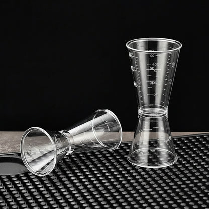 Jigger Dosatore per Cocktail – Misurino in Plastica Trasparente 10-20cc / 20-40cc