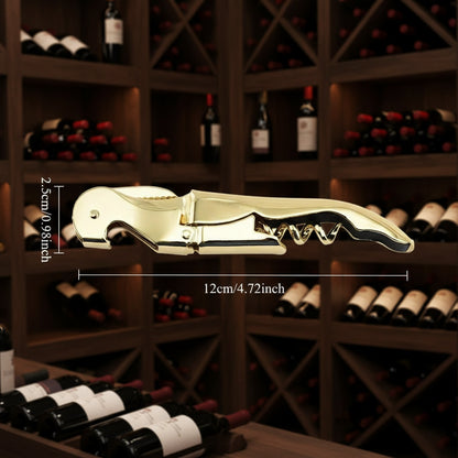 Apribottiglie Tascabile a Doppio Fulcro — per Vino e Birra, Sempre con Te