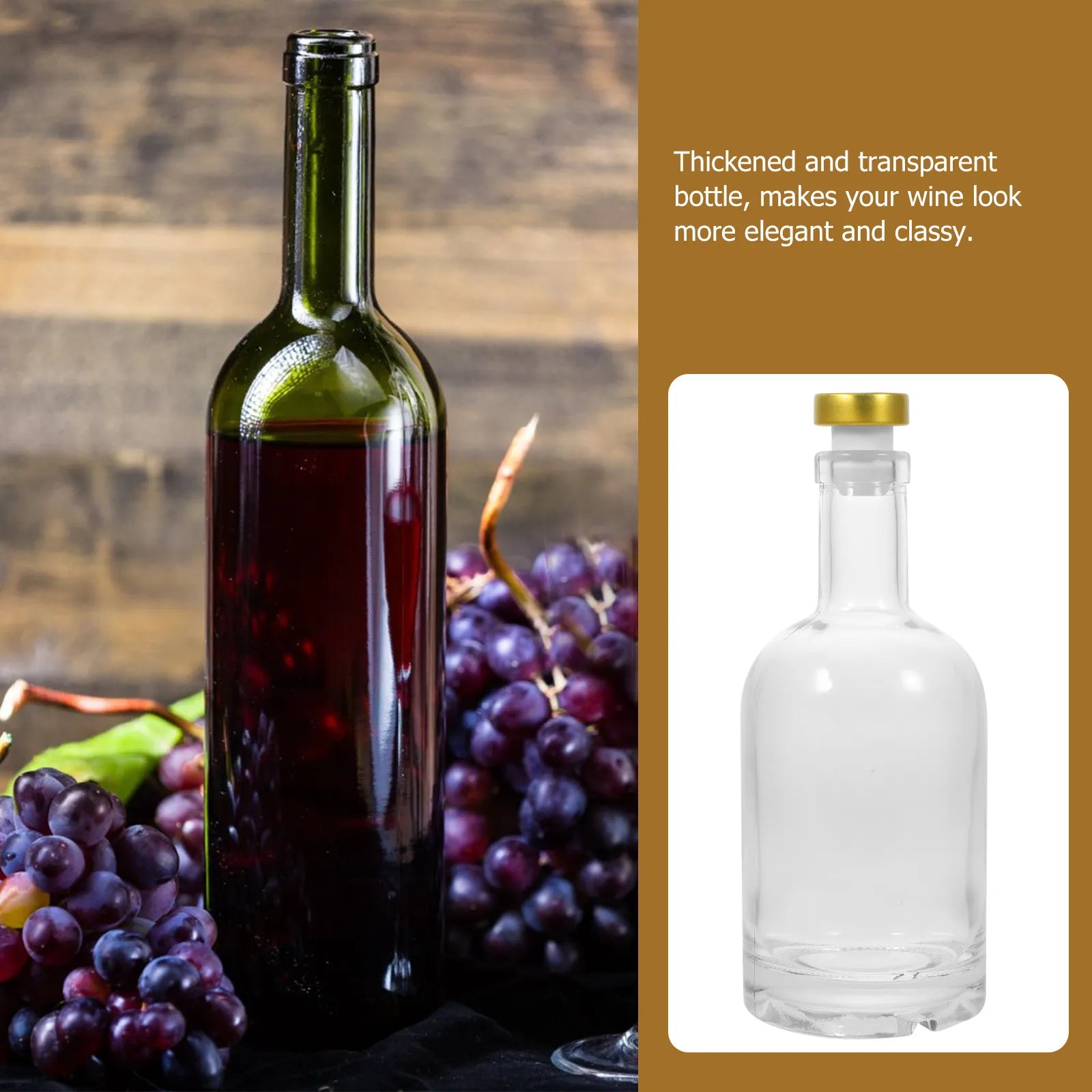 bottiglie in vetro(500ml)