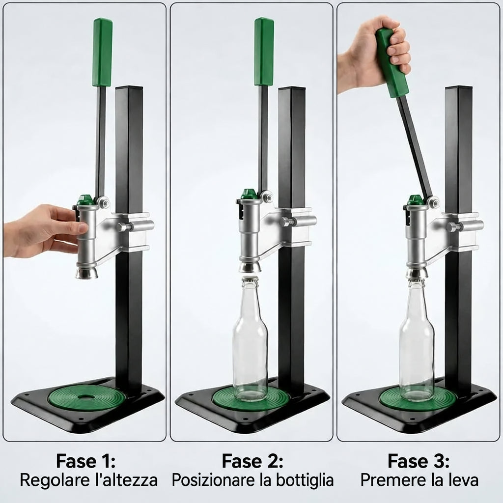Capsulatrice da Banco Manuale per Birra Fatta in Casa
