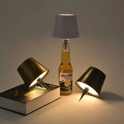 Lampada da Bottiglia LED Ricaricabile – RGB Dimmerabile per Bar e Ristorante