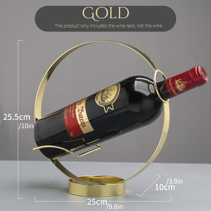 Portabottiglie Retrò in Ferro — Espositore Vintage per Vino da Casa e Bar