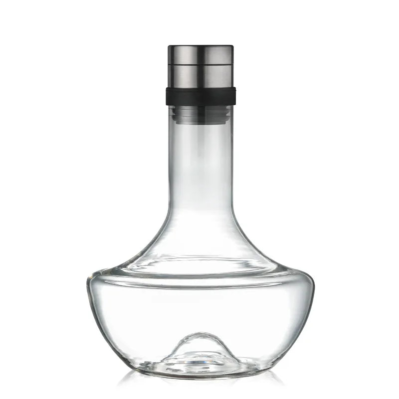 Servizio Decanter 1000ml in Cristallo con Bicchieri da Degustazione — Set Completo