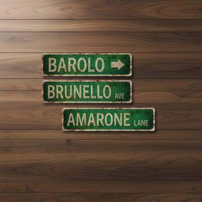 Cartello stradale vintage in stile country retrò per amanti dello stoner - 10 cm x 40 cm - Ideale per decorare stanze, case e pareti.