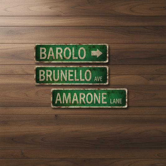 Cartello stradale vintage in stile country retrò per amanti dello stoner - 10 cm x 40 cm - Ideale per decorare stanze, case e pareti.