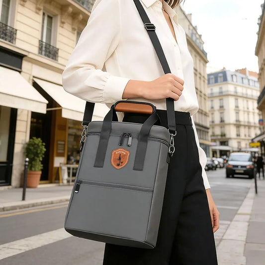 Borsa Termica Porta 2 Bottiglie di Vino – Con Tracolla e Tasca Frontale