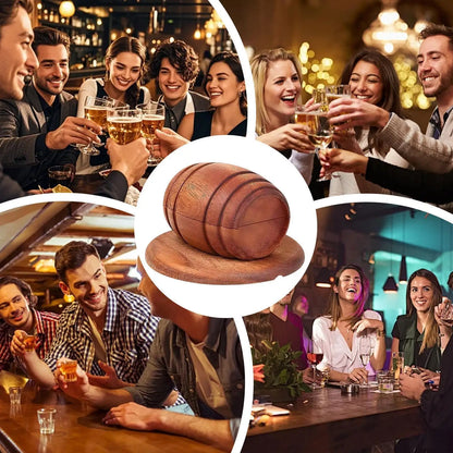 Affumicatore per Whisky e Cocktail | Infusore in Legno a Forma di Botte