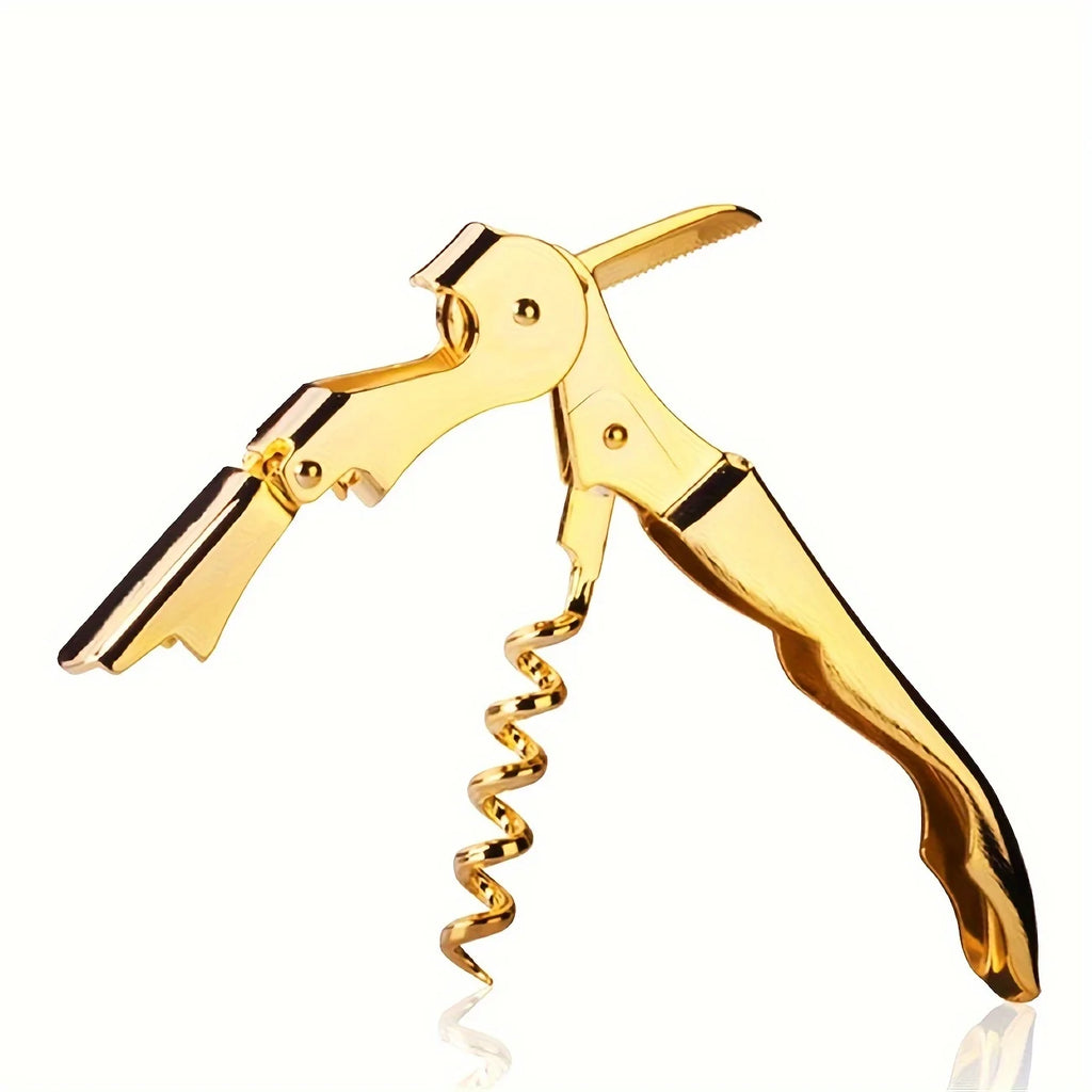 Apribottiglie Tascabile a Doppio Fulcro — per Vino e Birra, Sempre con Te