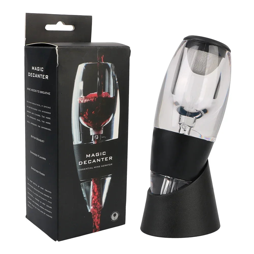 Decanter Professionale Untior 28362 — Aerazione Rapida con Filtro, Certificato CE