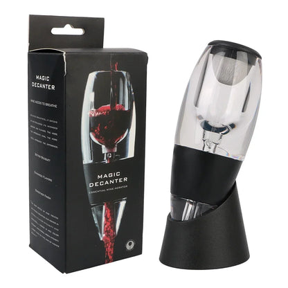 Decanter Professionale Untior 28362 — Aerazione Rapida con Filtro, Certificato CE