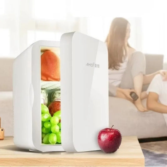 Mini Frigo Portatile 7,5L – 12V/220V per Auto, Ufficio e Degustazioni