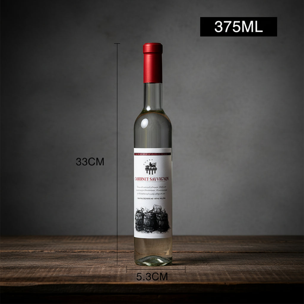 Bottiglia per Vino Vuota da 750ml, Stile Arenaria Opaca, Ideale per Hotel e Ristoranti