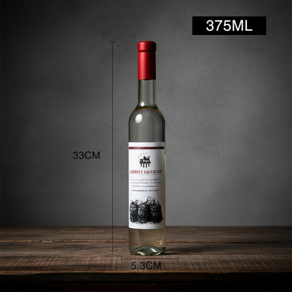 Bottiglia per Vino Vuota da 750ml, Stile Arenaria Opaca, Ideale per Hotel e Ristoranti