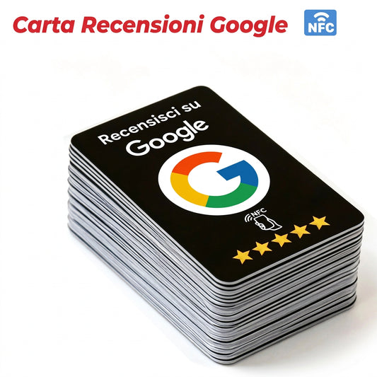 Card NFC NTAG215 programmabile per recensioni Google