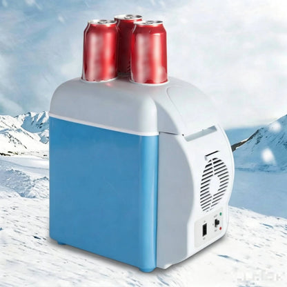 Mini Frigo Portatile 7,5L – 12V/220V per Auto, Ufficio e Degustazioni