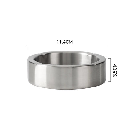 Posacenere in Acciaio Inox – Antivento, Resistente agli Urti, Design Moderno