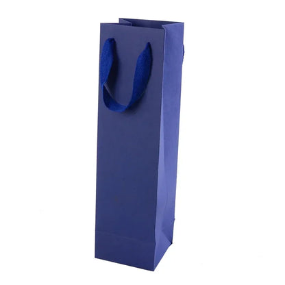 Sacchetti in Carta Kraft per Bottiglia di Vino con Manico | 15 Colori | Set da 10 pz