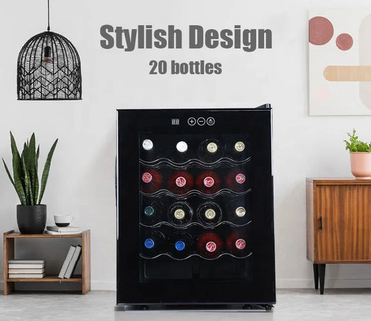 Cantinetta Vino Termoelettrica DUTRIEUX — 20 Bottiglie con Ripiani in Acciaio Inox