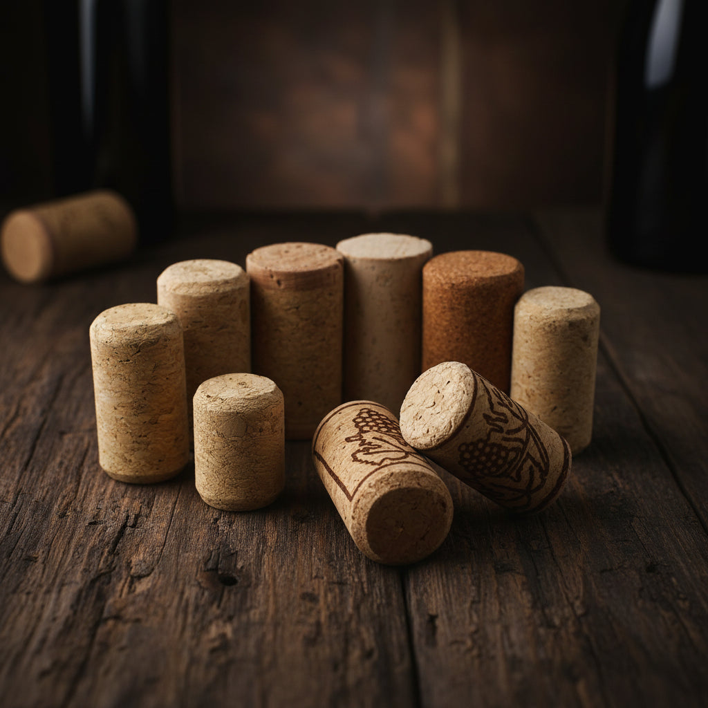Tappi di Sughero per Bottiglie — Chiusura Naturale per Vino e Liquori