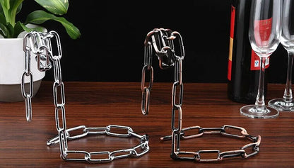 Portabottiglie da Vino Elegante — Espositore di Design per Casa e Home Bar