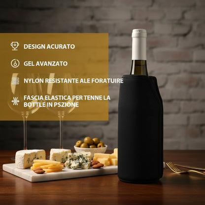 Portabottiglie Refrigerante per Vino — Mantieni la Bottiglia Fresca Senza Ghiaccio