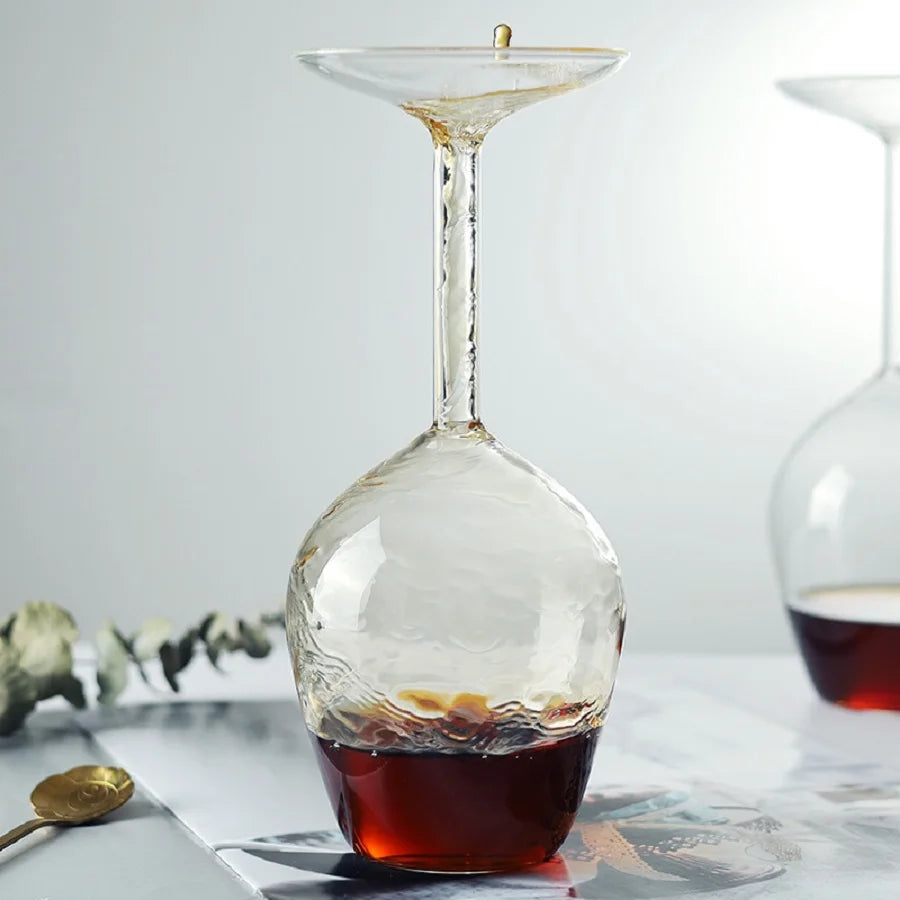 Bicchiere da Cocktail Rovesciato 380ml — Vetro Borosilicato per Liquori e Aperitivi