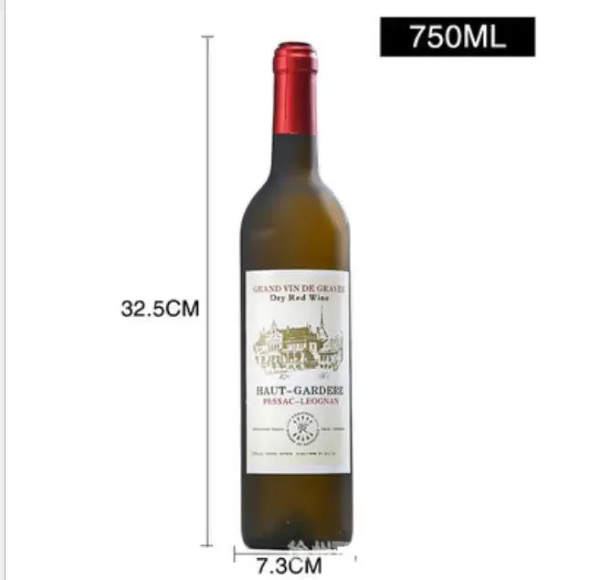 Bottiglia per Vino Vuota da 750ml, Stile Arenaria Opaca, Ideale per Hotel e Ristoranti