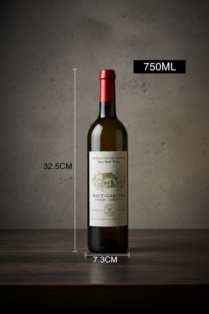 Bottiglia per Vino Vuota da 750ml, Stile Arenaria Opaca, Ideale per Hotel e Ristoranti