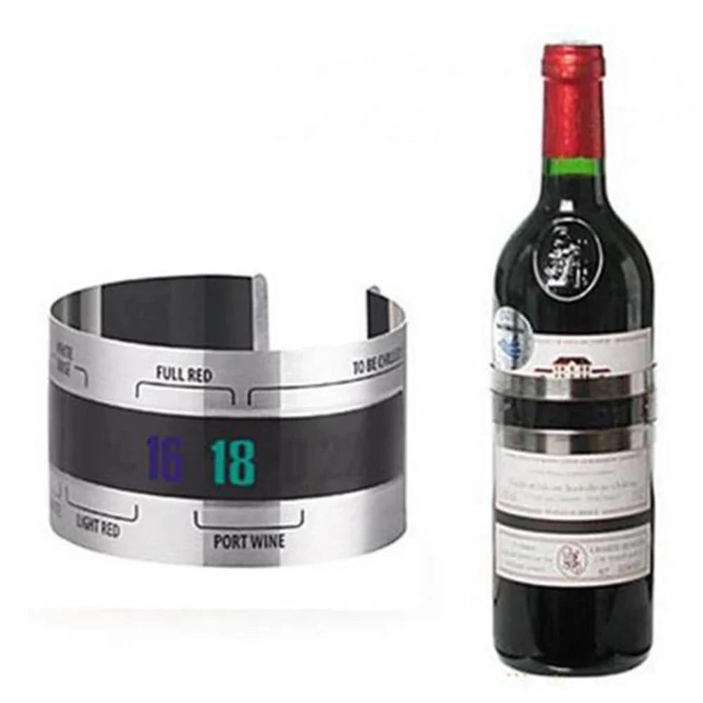 Termometro per collo di bottiglia con display LCD