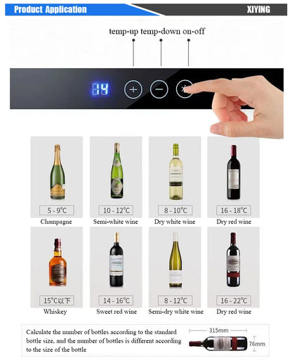 Cantinetta Vino Domestica da 20 Bottiglie in Acciaio Inox — Conservazione Ottimale